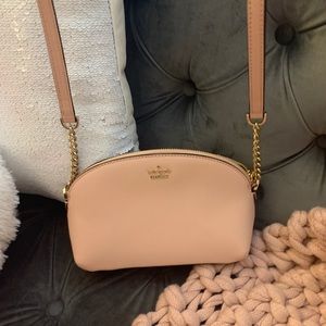 pink kate spade dome bag